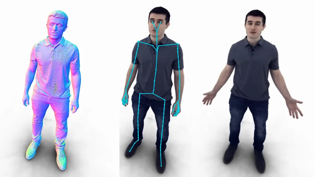 Lex Fridman 3d avatar in the metaverse