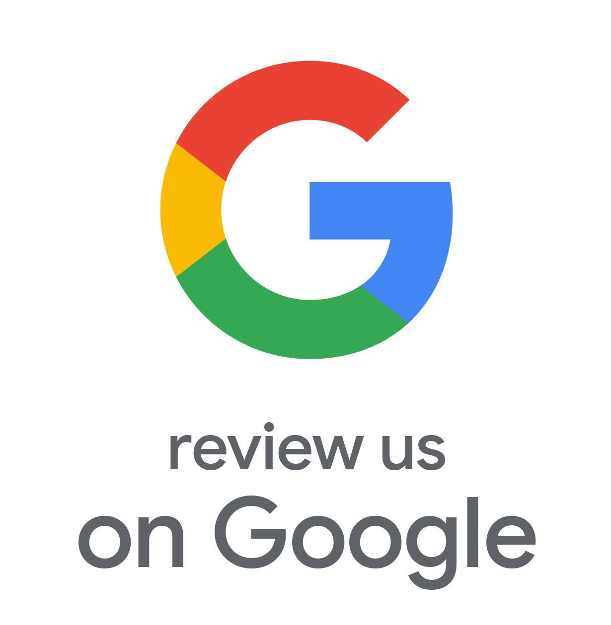 Review us on google badge